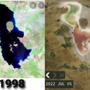 درخواست نجات دریاچه ارومیه