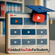 درخواست پیگیری رفع فیلتر یوتیوب برای تمامی دانشجویان