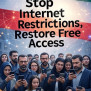 درخواست رفع هرچه سریعتر محدودیت های اینترنت ایران
