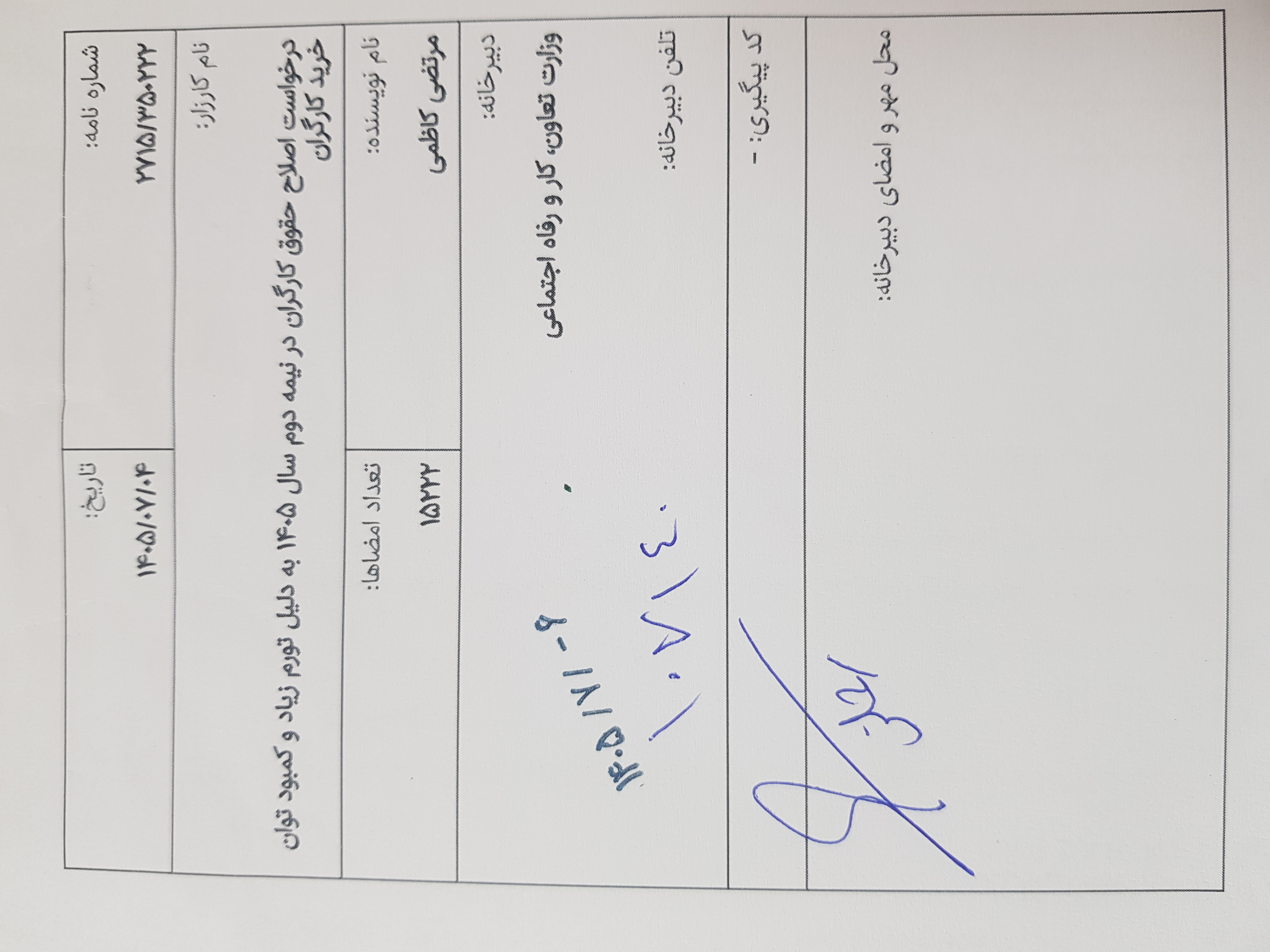 وزارت تعاون، کار و رفاه اجتماعی