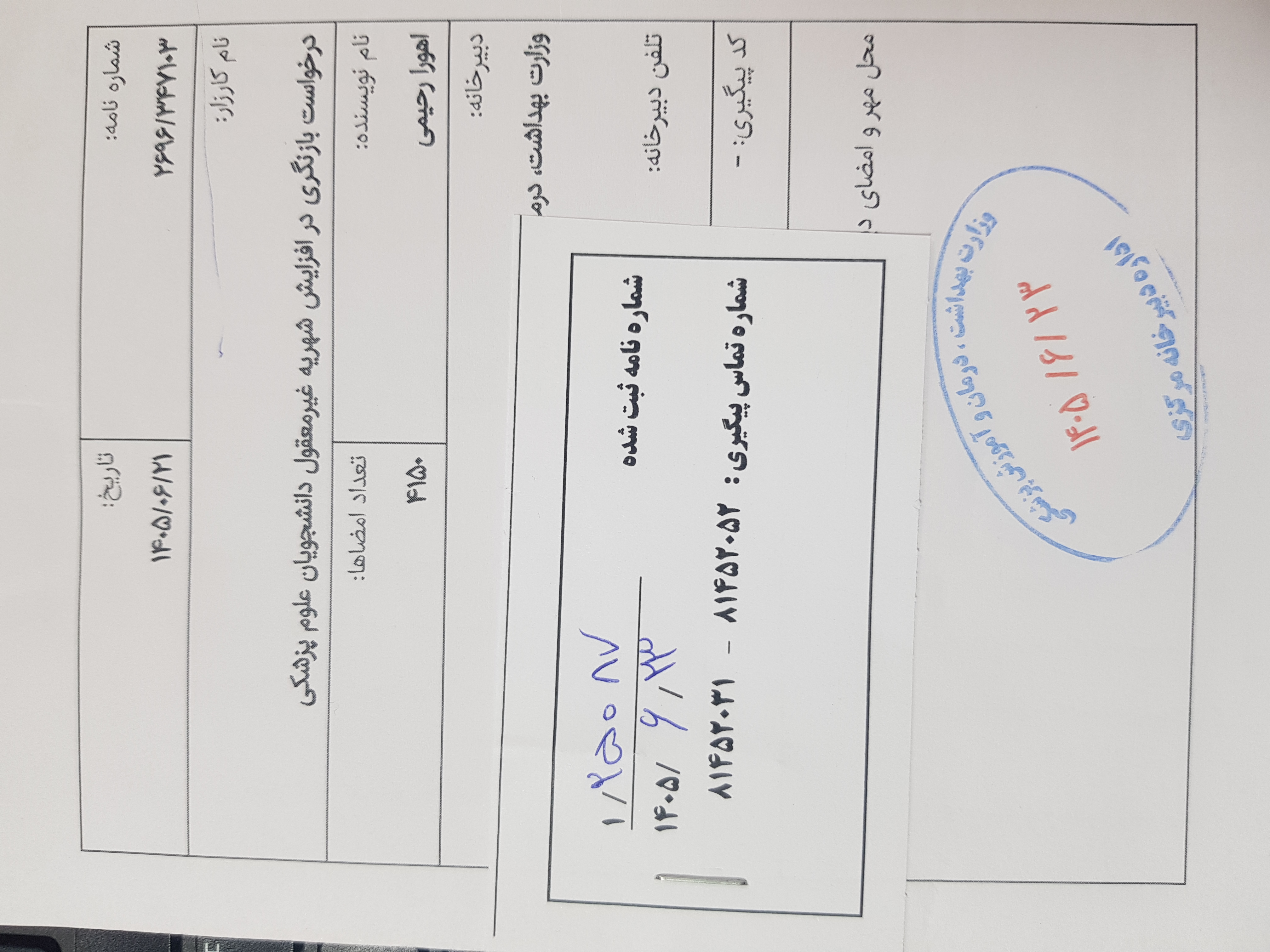 وزارت بهداشت، درمان و آموزش پزشکی